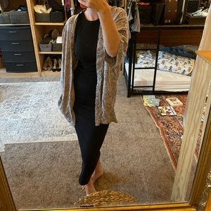 Grey cardigan